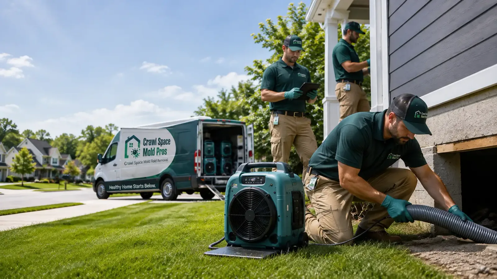 Crawl Space Mold Removal in Vandalia, OH